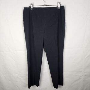Lafayette 148 Cropped Bleecker Side Zip Straight Leg Dress Pants Size 4